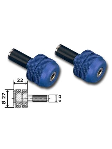 ANTIVIBRANTE IN ALLUMINIO ANODIZZATO CON ZIGRINATURA DIAM.12