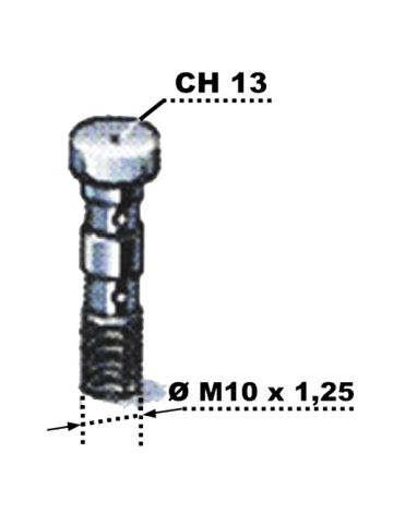 BULLONE DOPPIO IN ACCIAIO